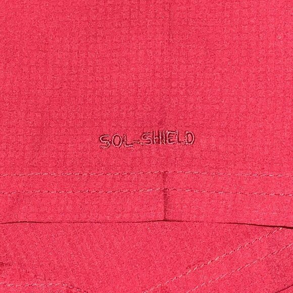 Drake Waterfowl Alabama Crimson Tide Shirt Small Red Vented Button Down Fishing - Picture 7 of 8